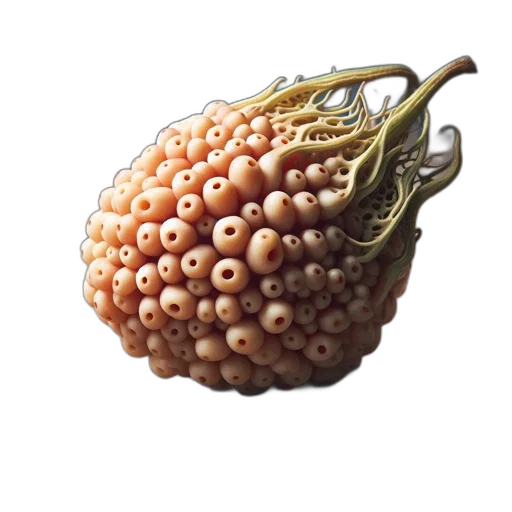 food, crown, jewelry, flower, photorealistic, 3d render, concept art, arrangement transparent PNG cut-out