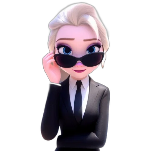 staff, cartoon, concept art, 3d render, pixel art, animated, woman, long transparent PNG cut-out