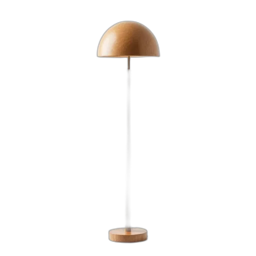 furniture, hat, umbrella, staff, 3d render, earth tones, golden, wooden transparent PNG cut-out