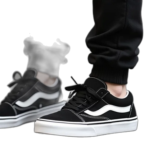 shoes, 3d render, photorealistic, concept art, vaporwave, monochrome, boys, black transparent PNG cut-out