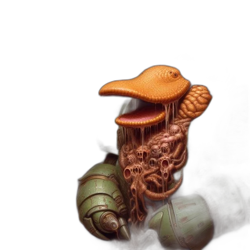robot, hat, staff, creature, concept art, fantasy art, pixel art, photorealistic transparent PNG cut-out