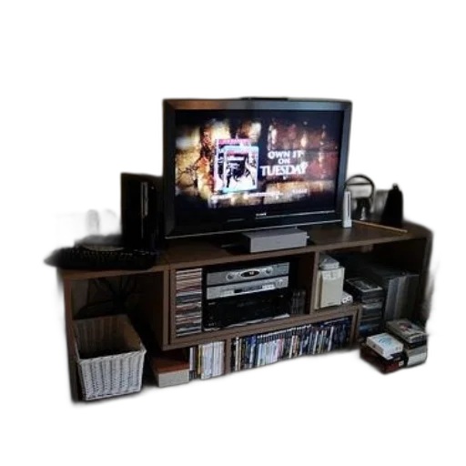 furniture, 3d render, living, room, flat-screen, displaying, promotional, own transparent PNG cut-out