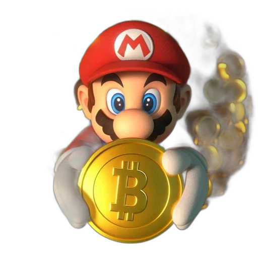 3d render, concept art, digital, illustration, mario, super, franchise, shown transparent PNG cut-out
