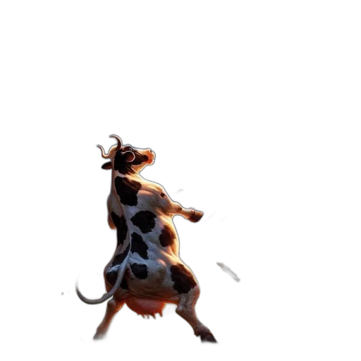 animal, dragon, creature, hair, concept art, photorealistic, 3d render, large transparent PNG cut-out