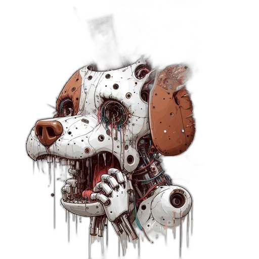 creature, animal, mask, face, concept art, watercolor, comic book art, photorealistic transparent PNG cut-out