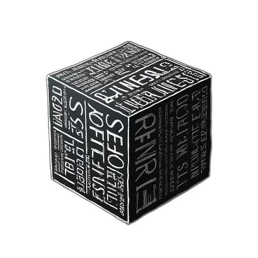 furniture, crown, 3d render, monochrome transparent PNG cut-out
