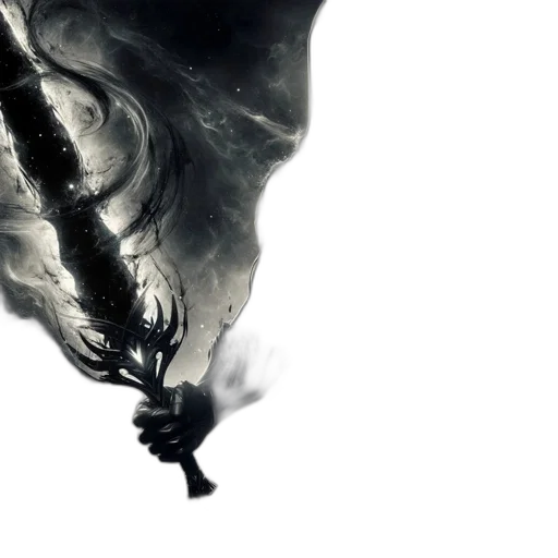 dragon, sword, creature, umbrella, concept art, photorealistic, underwater, outer space transparent PNG cut-out