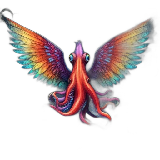 dragon, staff, jewelry, creature, fantasy art, 3d render, concept art, pixel art transparent PNG cut-out