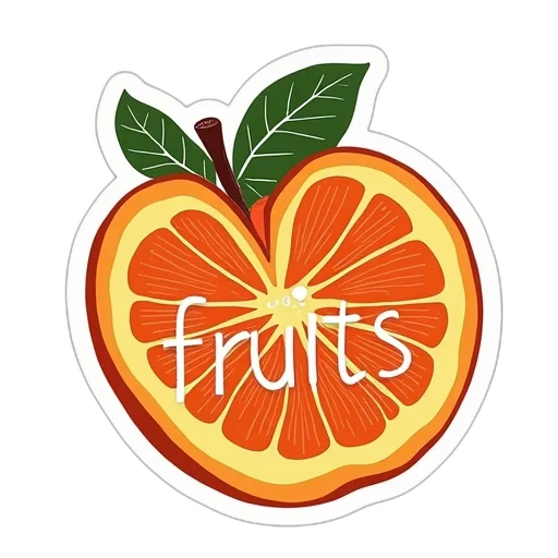 food, photorealistic, sticker, word transparent PNG cut-out