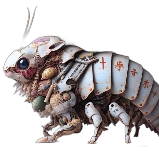 dragon, creature, animal, robot, concept art, fantasy art, watercolor, 3d render transparent PNG cut-out