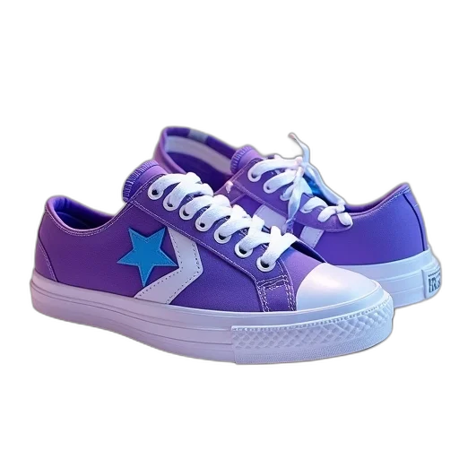 shoes, vaporwave, 3d render, pastel, blue, converse, sneakers, white transparent PNG cut-out