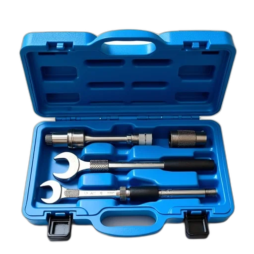 staff, blue, toolbox, open, displaying, assortment, tools, including transparent PNG cut-out