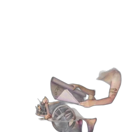 staff, creature, shoes, animal, watercolor, concept art, anime, 3d render transparent PNG cut-out