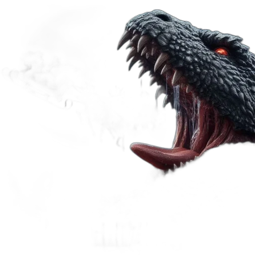 dragon, creature, animal, weapon, concept art, 3d render, photorealistic, fantasy art transparent PNG cut-out