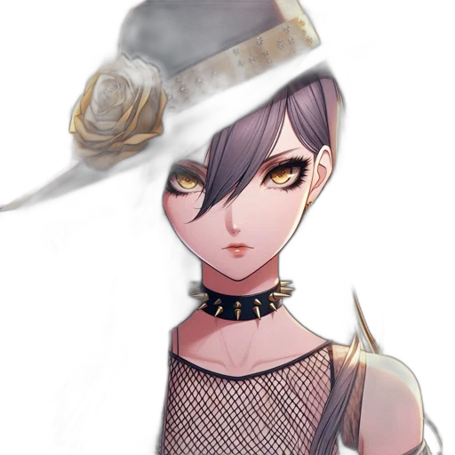 hat, staff, crown, mask, fantasy art, concept art, pixel art, anime transparent PNG cut-out