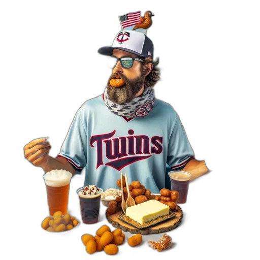 food, concept art, image, shows, man, fair, minnesota, twins transparent PNG cut-out