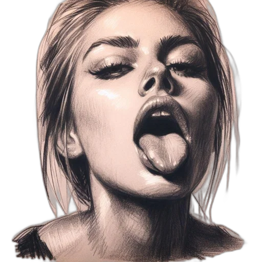 face, hair, jacket, creature, photorealistic, pencil sketch, watercolor, cartoon transparent PNG cut-out