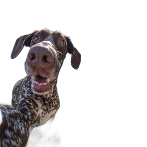 animal, creature, face, staff, snow, dog, brown, white transparent PNG cut-out