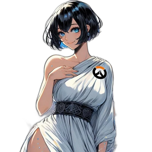 dress, weapon, staff, robot, concept art, anime, pixel art, comic book art transparent PNG cut-out