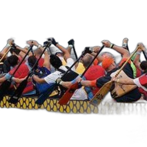 hair, staff, shoes, sword, group, people, paddling, dragon transparent PNG cut-out