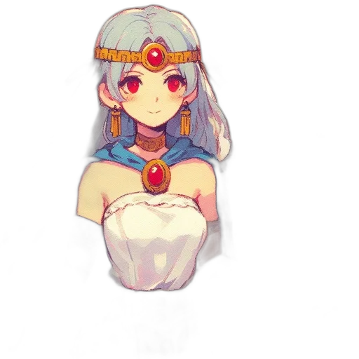 crown, jewelry, staff, mask, pixel art, anime, watercolor, fantasy art transparent PNG cut-out