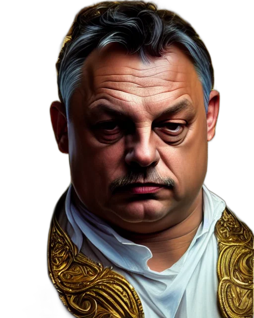 face, staff, crown, photorealistic transparent PNG cut-out