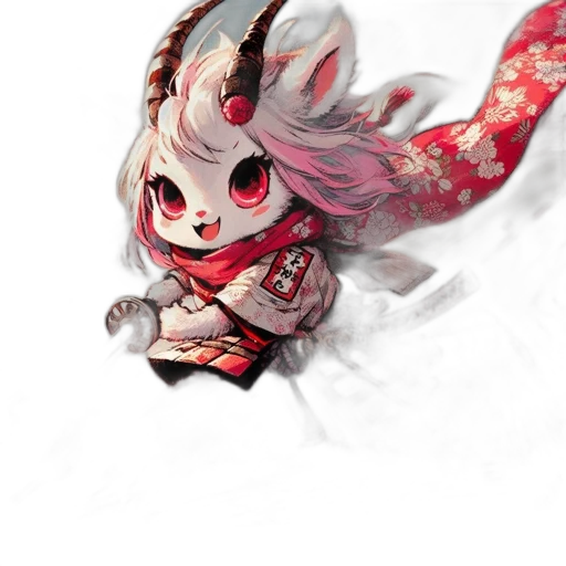 dragon, mask, creature, weapon, fantasy art, concept art, pixel art, anime transparent PNG cut-out