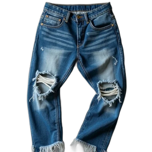 jacket, pair, blue, jeans, visible, wear, tear, including transparent PNG cut-out