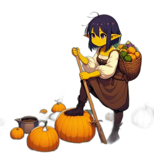staff, food, dragon, fantasy art, concept art, pixel art, anime, golden transparent PNG cut-out