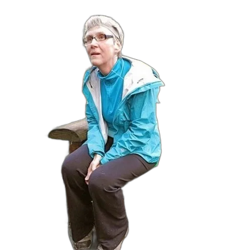 jacket, staff, furniture, woman transparent PNG cut-out