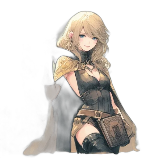 dress, sword, staff, weapon, fantasy art, concept art, watercolor, pixel art transparent PNG cut-out