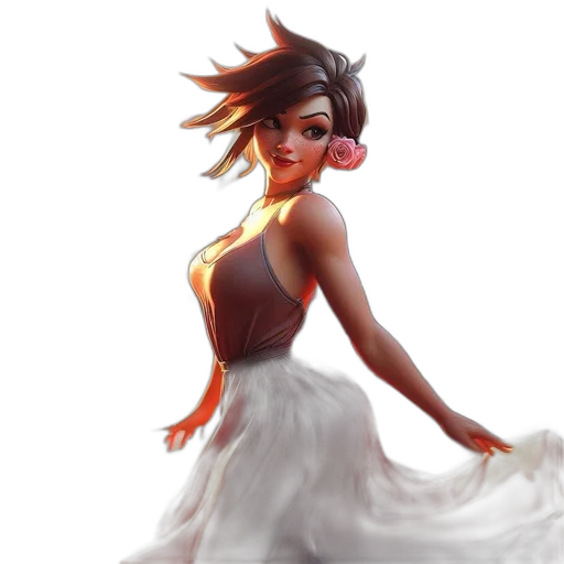 dress, concept art, fantasy art, 3d render, pixel art, golden, dark, red transparent PNG cut-out