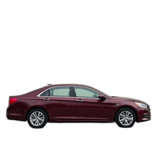 car, 3d render, photorealistic, maroon transparent PNG cut-out