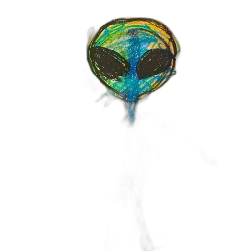mask, umbrella, creature, face, concept art, watercolor, photorealistic, fantasy art transparent PNG cut-out