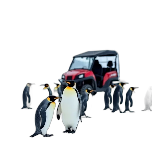 car, animal, concept art, 3d render, pixel art, fantasy art, snow, beach transparent PNG cut-out