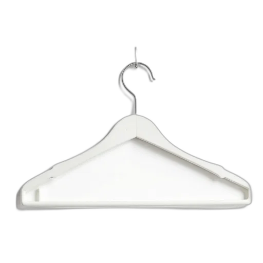 dress, jacket, staff, umbrella, 3d render, white, hanger, curved transparent PNG cut-out