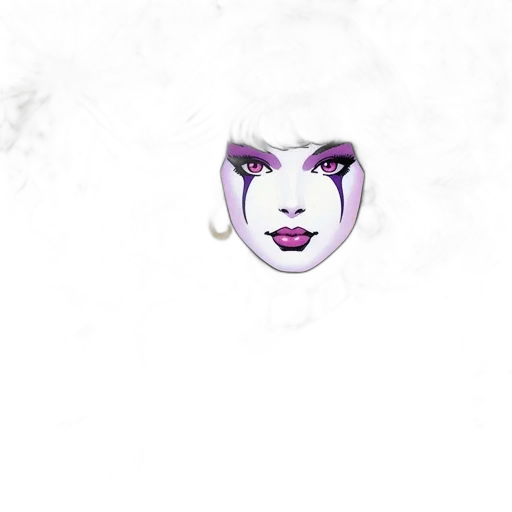 face, mask, creature, hair, fantasy art, concept art, photorealistic, pixel art transparent PNG cut-out