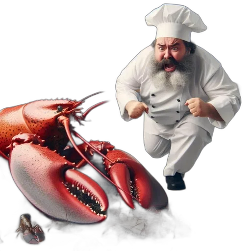 food, creature, animal, hat, concept art, photorealistic, underwater, fire transparent PNG cut-out