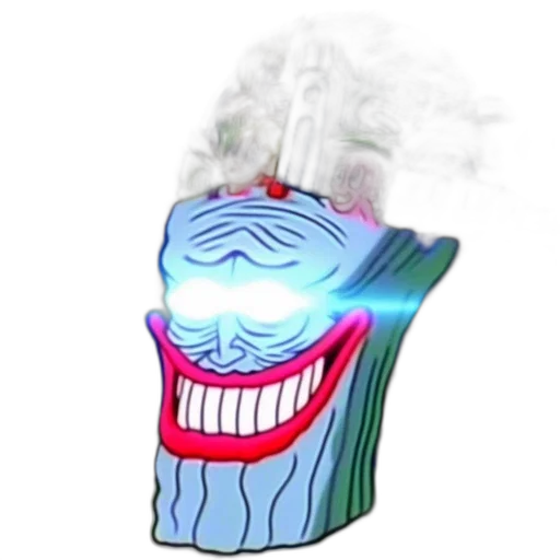 mask, crown, hat, face, vaporwave, concept art, 3d render, anime transparent PNG cut-out