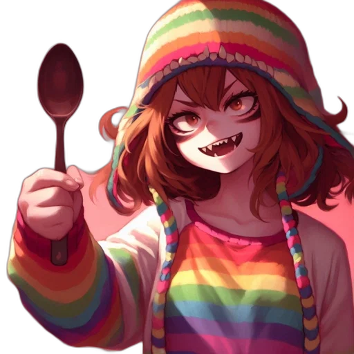 food, hat, creature, weapon, pixel art, concept art, anime, watercolor transparent PNG cut-out