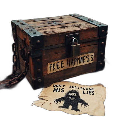 concept art, woodland, environment, labelled, wooden, box, accompanying, note transparent PNG cut-out
