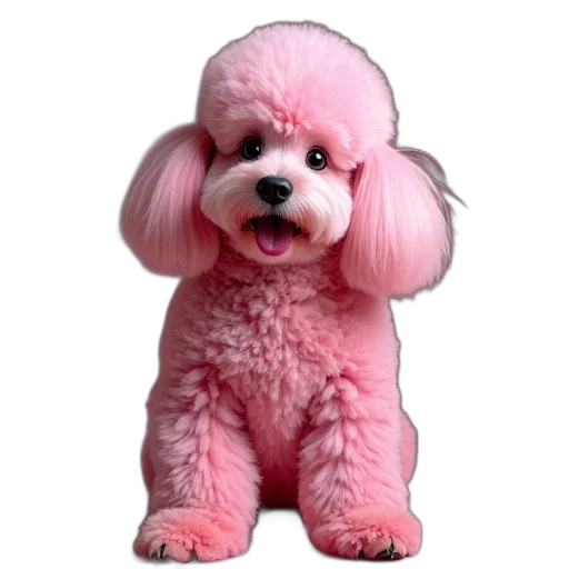 animal, creature, hair, face, photorealistic, 3d render, pastel, adult transparent PNG cut-out