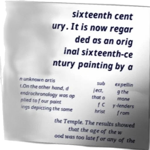 image, text-based, caption, discussing, application, dendrochronology, paintings, depicting transparent PNG cut-out