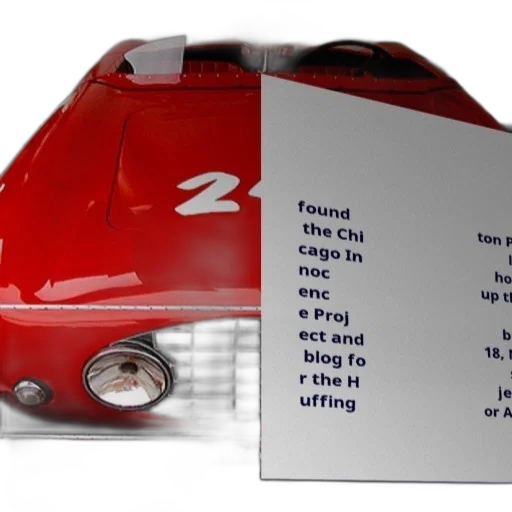 car, robot, 3d render, photorealistic, red, number, next, sign transparent PNG cut-out
