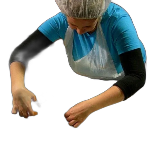 staff, hair, food, jewelry, 3d render, concept art, photorealistic, woman transparent PNG cut-out