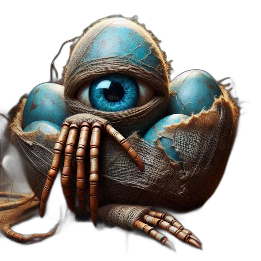 mask, robot, creature, face, concept art, 3d render, fantasy art, photorealistic transparent PNG cut-out