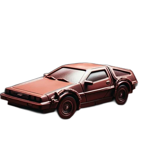 car, robot, weapon, concept art, 3d render, photorealistic, chocolate-themed, setup transparent PNG cut-out