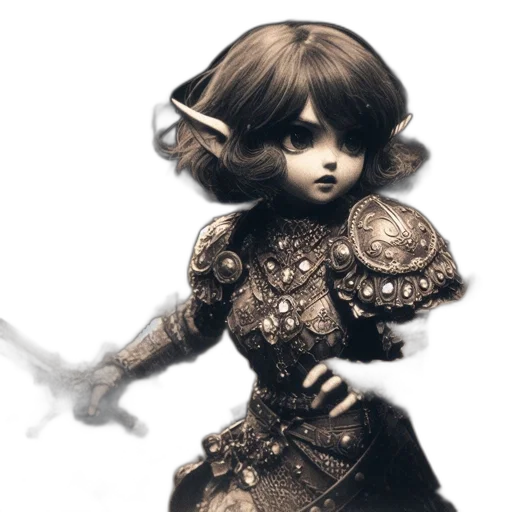 staff, fantasy art, concept art, 3d render, photorealistic, dark, young, warrior transparent PNG cut-out