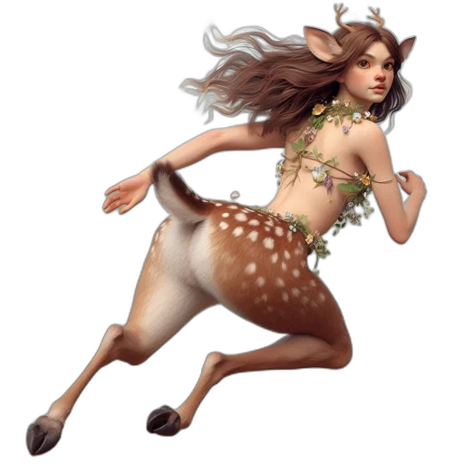 dress, creature, animal, fantasy art, concept art, 3d render, photorealistic, anthropomorphic transparent PNG cut-out