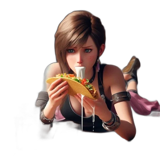 food, face, dress, weapon, concept art, photorealistic, pixel art, fantasy art transparent PNG cut-out